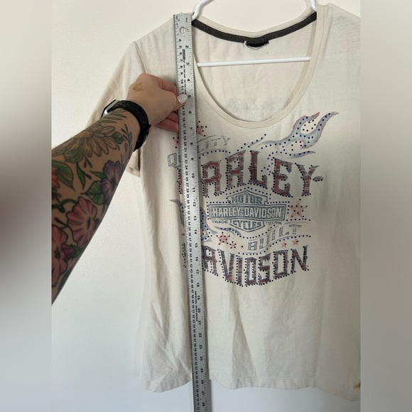 Women’s Harley Davidson Rice Lake White Tshirt - Picture 3 of 7